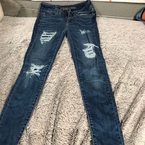 American eagle ripped jeans